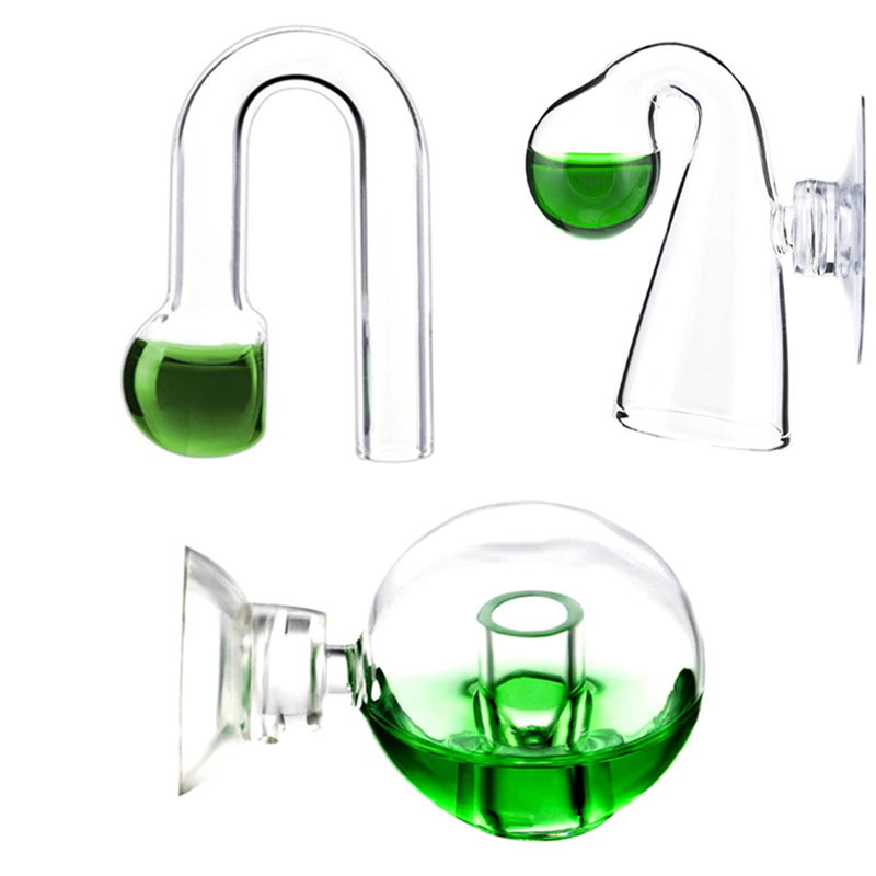 Planted Aquarium Test Kit - CO2แก้วกระจายตัวตรวจสอบการตกพิพิธภัณฑ์สัตว์น้ำแขวนบน CO2ตรวจสอบเซ็นเซอร์ตัวบ่งชี้สำหรับถังปลาในน้ำปลูกถังทดสอบค่า pH
