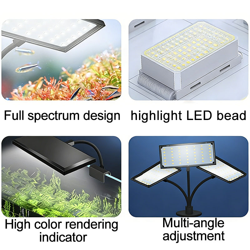ไฟ LED สเปกตรัมเต็มสำหรับตู้ปล - Aquarium Plant Growing บทวิจารณ์และราคา