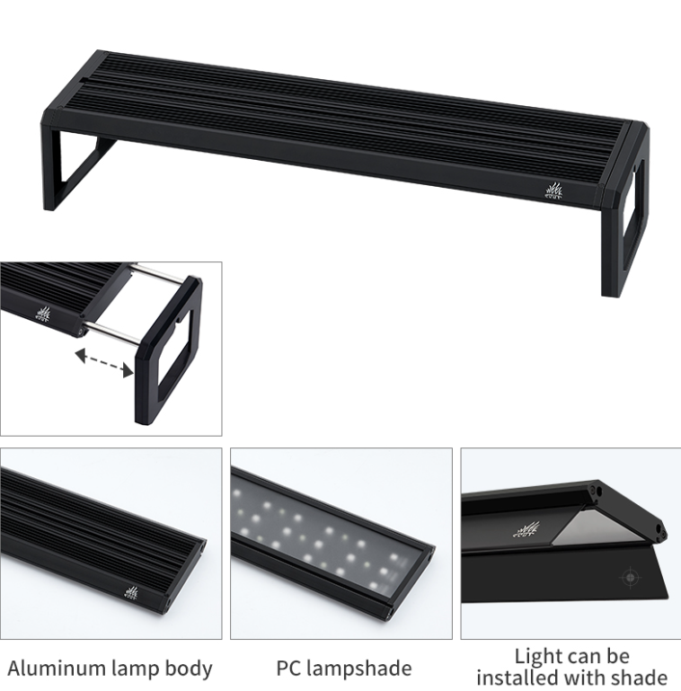 ไฟตู้ปลาแบบ LED RGB UV รุ่น We - Aquarium Plant Grow Light บทวิจารณ์และราคา