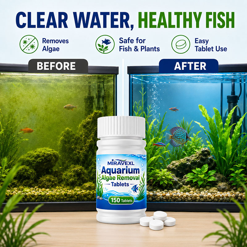 เม็ดกำจัดตะไคร่น้ำในตู้ปลา MIR - Aquarium Plant Growing บทวิจารณ์และราคา