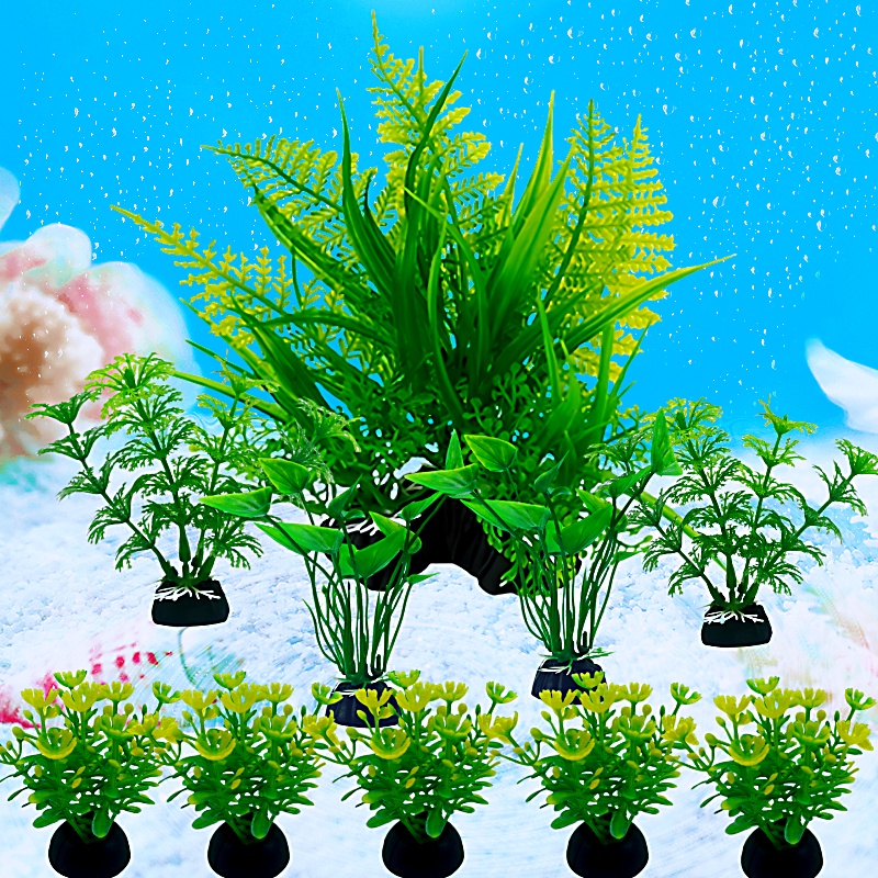 10PC ถังปลา DIY ประดิษฐ์ Aquar - Planted Aquarium Materials บทวิจารณ์และราคา