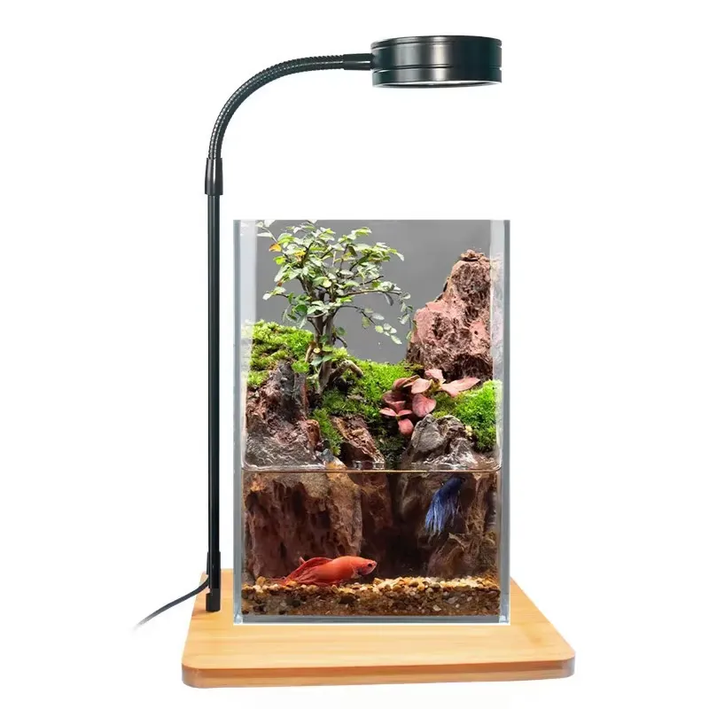 โคมไฟตู้ปลาตั้งโต๊ะ ปรับเวลาได - Planted Aquarium Hours บทวิจารณ์และราคา