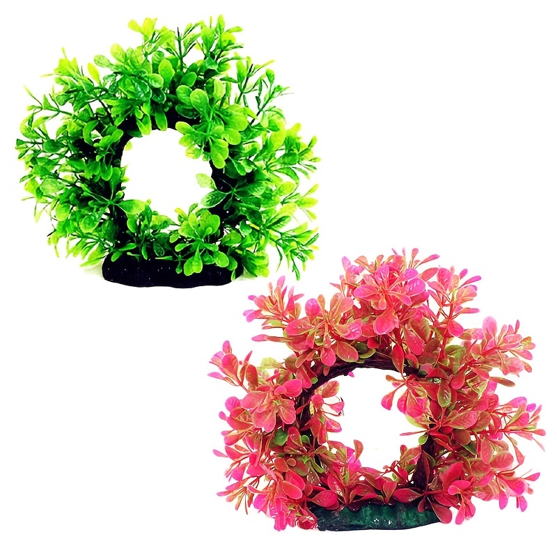 พวงหรีดใต้น้ำ พลาสติกประดิษฐ์ส - Planted Aquarium Materials บทวิจารณ์และราคา